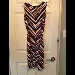 Striped shift sundress